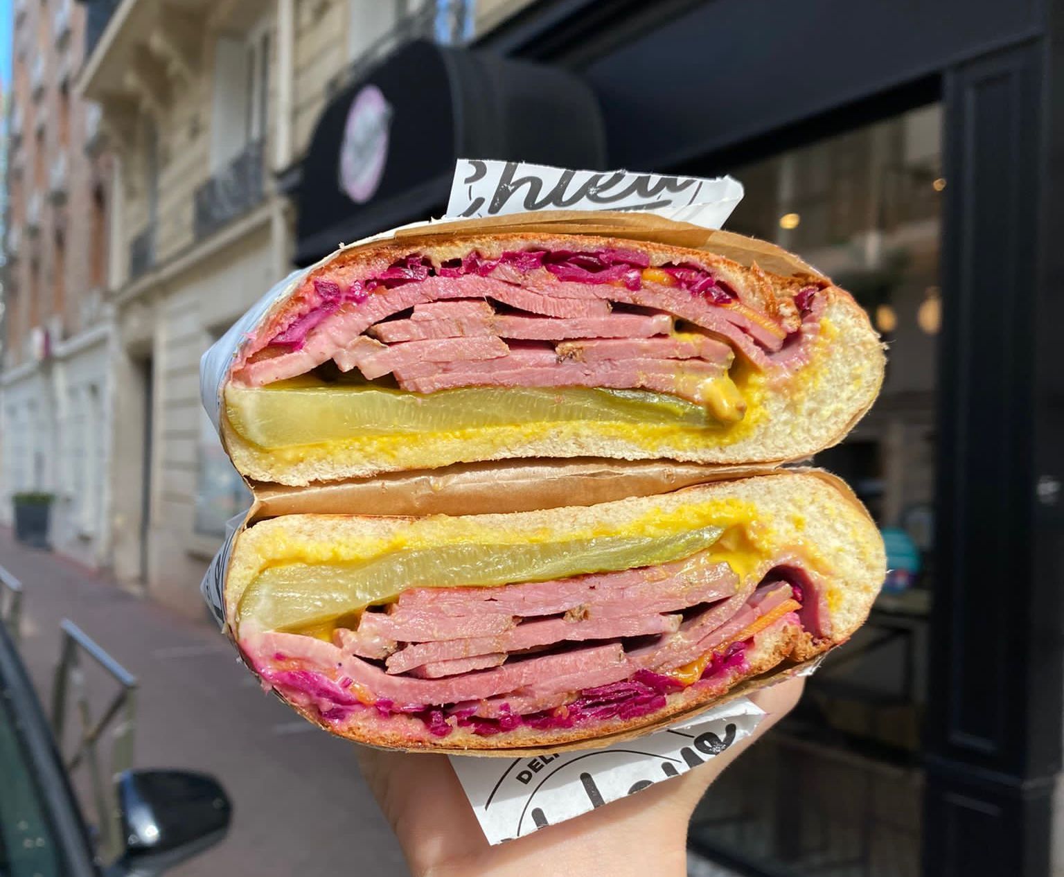 The Full Pastram — Chlew pastrami sandwich