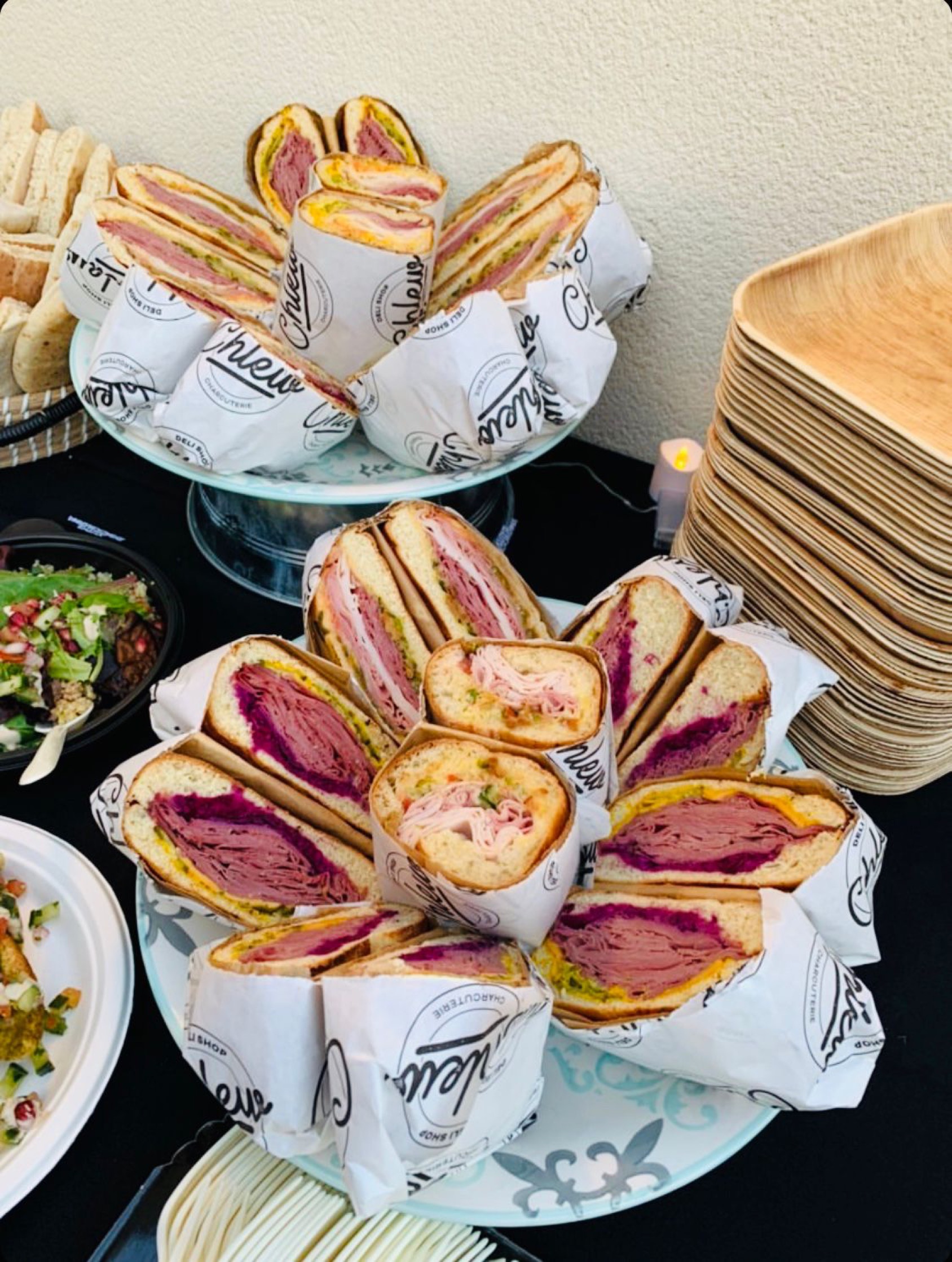 Mini sandwich platter